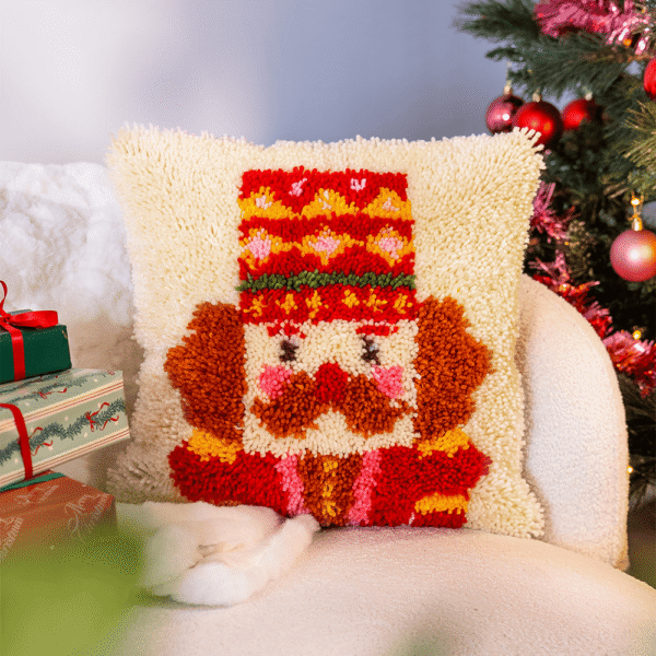 CHEERY NUTCRACKER - Christmas Cushion Kit