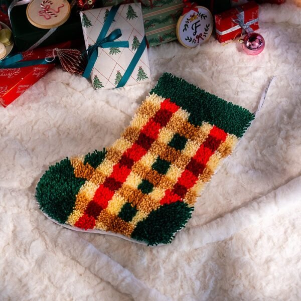 Christmas Stockings Trio - Latch Hook Stockings Bundle-Gifts for Beginners