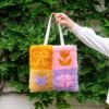 LUCKY CHARMS - Latch Hook Tote Bag