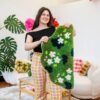 FLOWER GLADE - XL Mirror Rug Making Kit