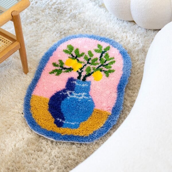 LEMONS FLOWER VASE - XL Rug Making Kit