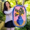 LEMONS FLOWER VASE - XL Rug Making Kit
