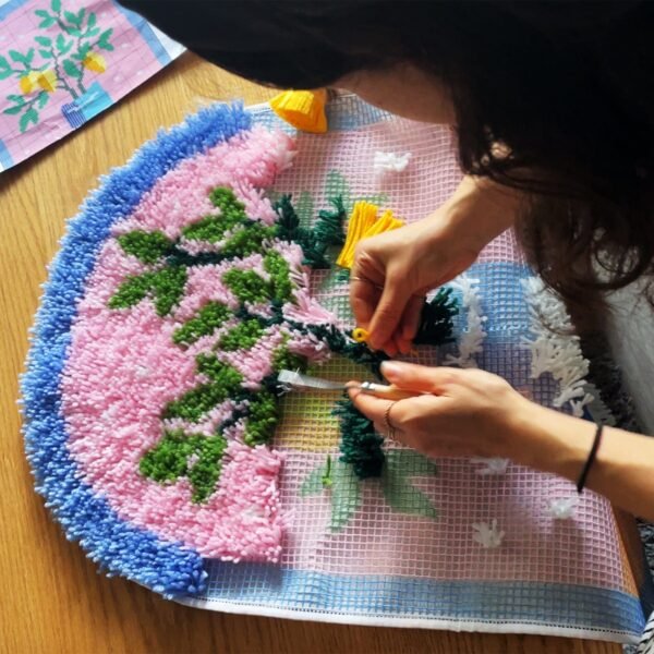 LEMONS FLOWER VASE - XL Rug Making Kit