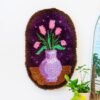 TULIPS FLOWER VASE - XL Rug Making Kit