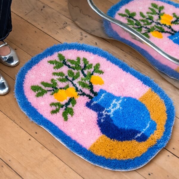 LEMONS FLOWER VASE - XL Rug Making Kit