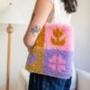 LUCKY CHARMS - Latch Hook Tote Bag