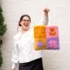 LUCKY CHARMS - Latch Hook Tote Bag