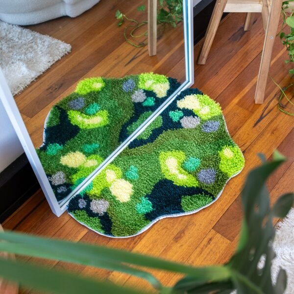 GREEN GARDEN - Latch Hook - Moss Coaster Bundle