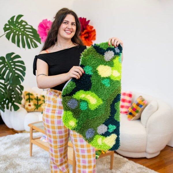 MOSSY CAVERN - XL Mirror Rug Making Kit