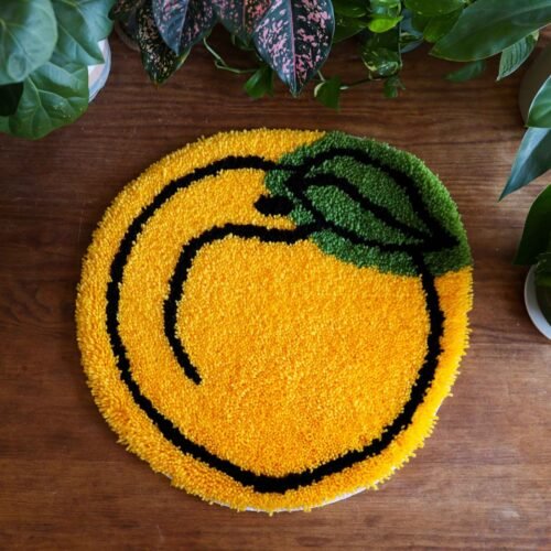 PEACHY - Rug Making Kit- Handmade Tufting Embroidery Art for Beginners