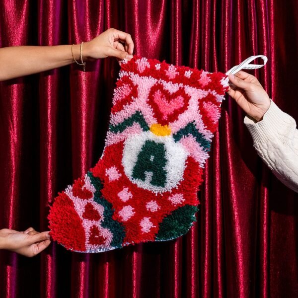 Christmas Stockings Trio - Latch Hook Stockings Bundle-Gifts for Beginners