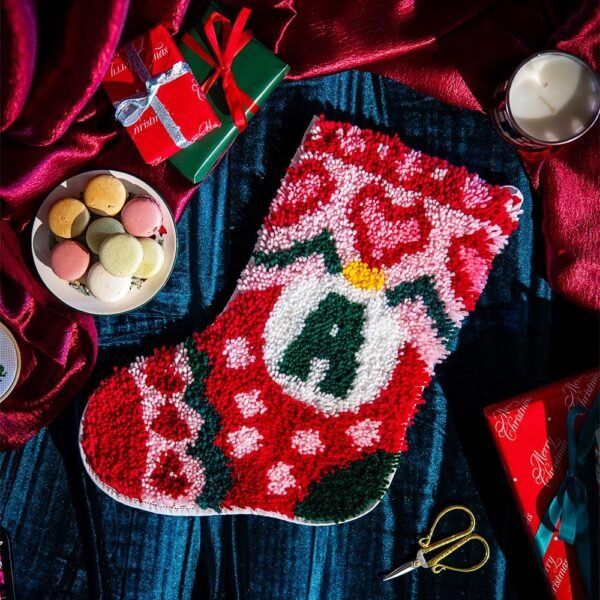 Christmas Stockings Trio - Latch Hook Stockings Bundle-Gifts for Beginners