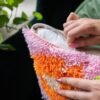 BRIGHT PICK OF THE BUNCH - Latch Hook Cushion Kit unique