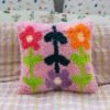 BRIGHT PICK OF THE BUNCH - Latch Hook Cushion Kit unique
