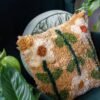EARTHY PICK OF THE BUNCH - Latch Hook Cushion Kit-latch hook kits