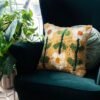 EARTHY PICK OF THE BUNCH - Latch Hook Cushion Kit-DIY Needlepoint
