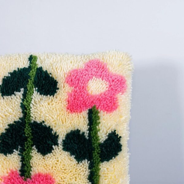 PASTEL PICK OF THE BUNCH - Latch Hook Cushion Kit unique