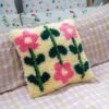 PASTEL PICK OF THE BUNCH - Latch Hook Cushion Kit unique