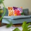PRETTY PETALS PINK - Latch Hook Cushion Kit-latch hook kits