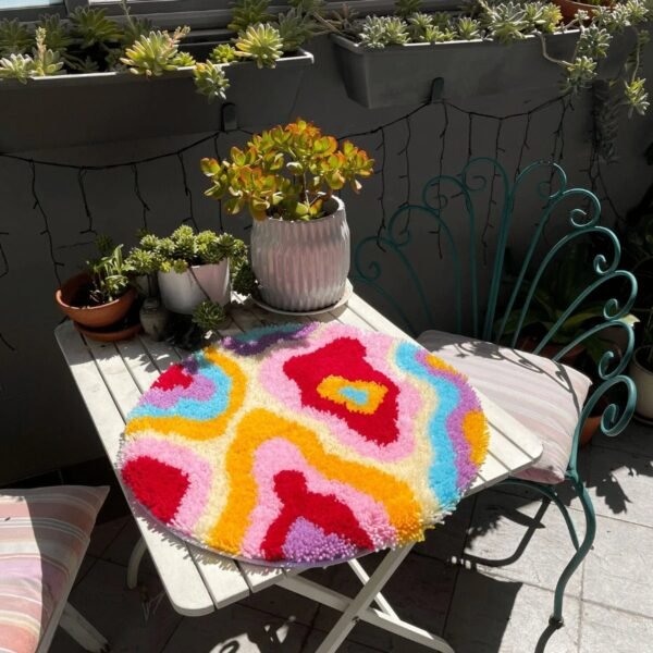 PSYCHEDELIA - Rug Making Kit- Handmade Tufting Embroidery Art for Beginners