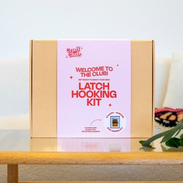 Sardine Stamps - XL Latch Hook Rug Kit-DIY Needlepoint