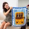 Sardine Stamps - XL Latch Hook Rug Kit-DIY Needlepoint