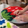 STRAWBERRY DREAMING - Rug Making Kit- Handmade Tufting Embroidery Art for Beginners