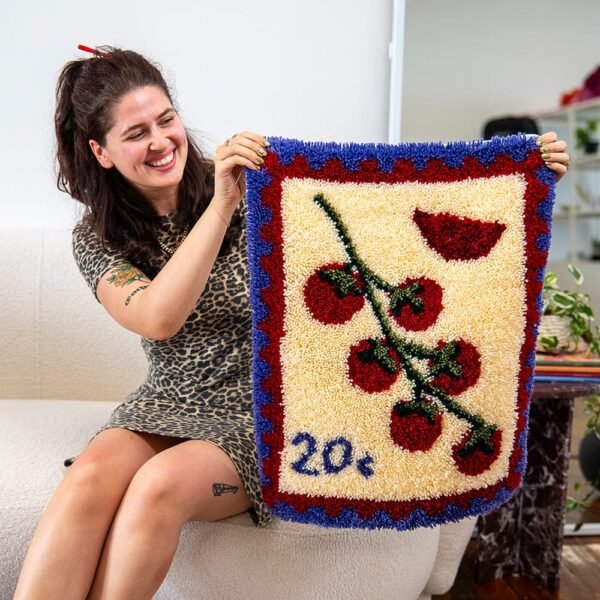 Tomato Stamps - XL Latch Hook Rug Kit-latch hook kits