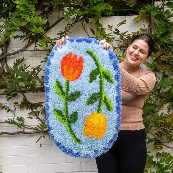 ALMALFI  TULIP FEVER - XL Rug Making Kit-DIY Needlepoint