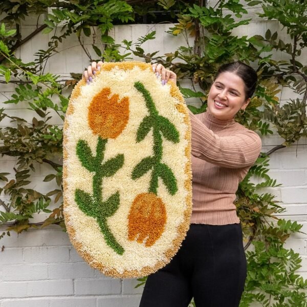 AMSTERDAM TULIP FEVER - XL Rug Making Kit-DIY Needlepoint