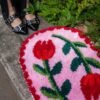 PARIS TULIP FEVER - XL Rug Making Kit- Handmade Tufting Embroidery Art for Beginners