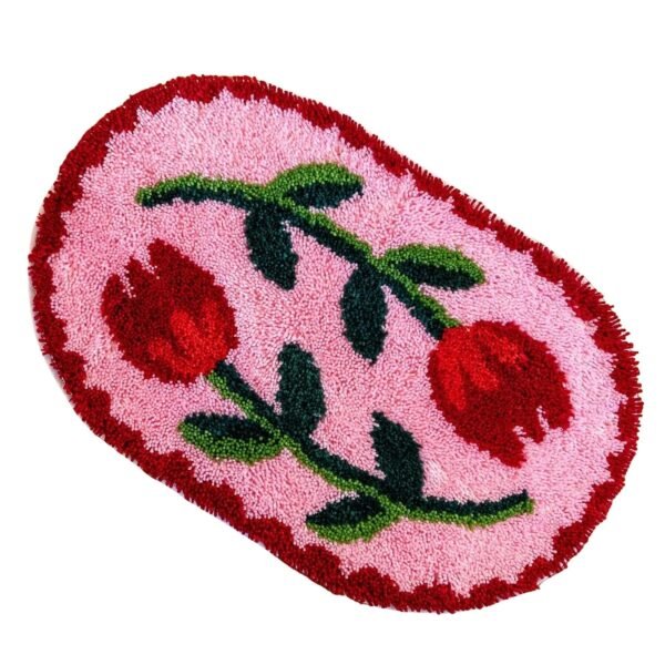 PARIS TULIP FEVER - XL Rug Making Kit- Handmade Tufting Embroidery Art for Beginners