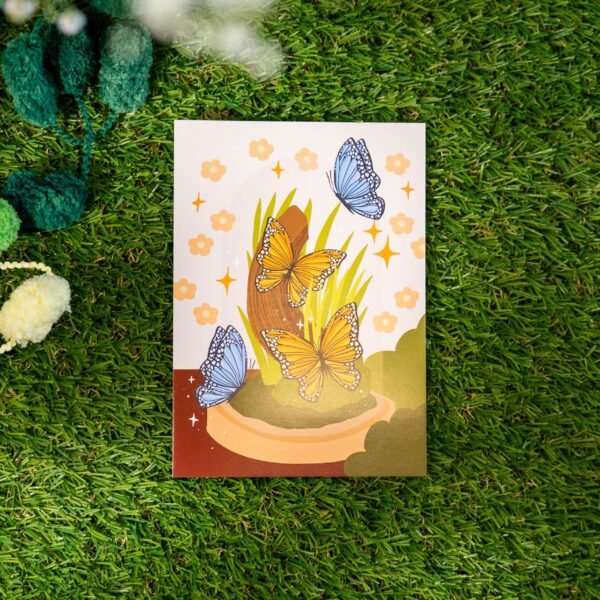 Monarch Butterfly - Moss Coaster Kit