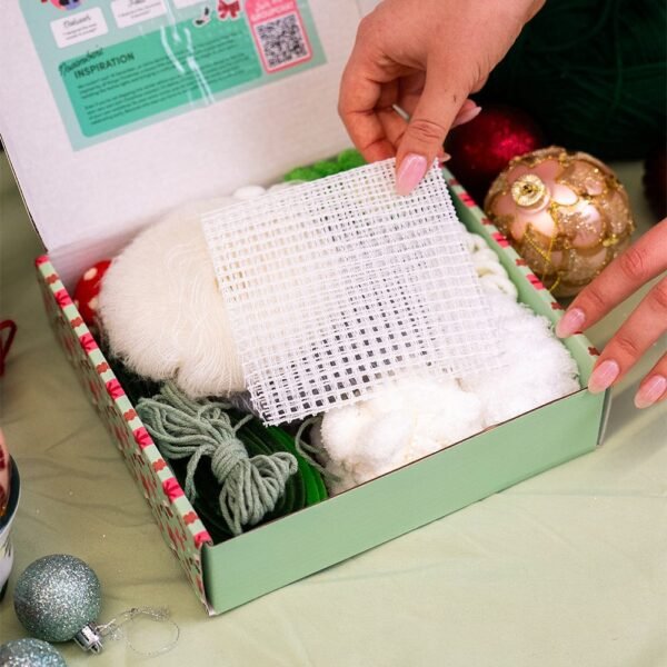 Twinkling Christmas Tree - Moss Coaster Kit-Gifts for Beginners