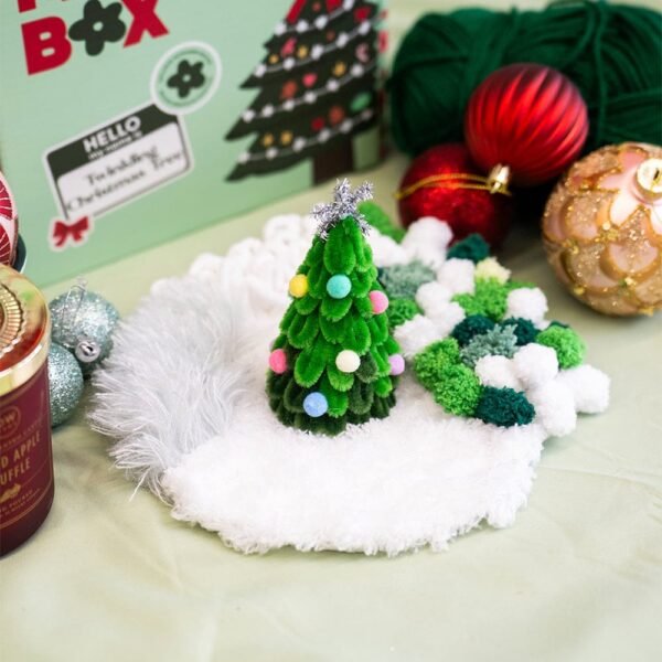 Twinkling Christmas Tree - Moss Coaster Kit