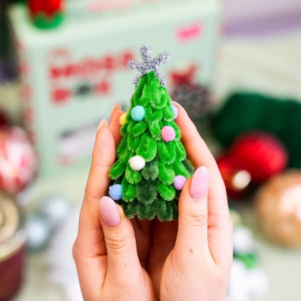 Twinkling Christmas Tree - Moss Coaster Kit-Gifts for Beginners
