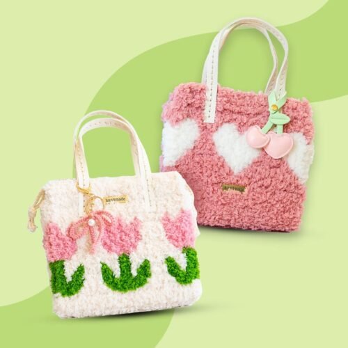 PRETTY IN PINK - Woven Bag Bundle