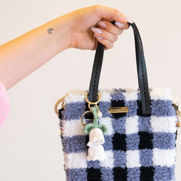 Black Gingham - Woven Tote Bag Kit-Crafts for Girls