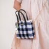 Black Gingham - Woven Tote Bag Kit