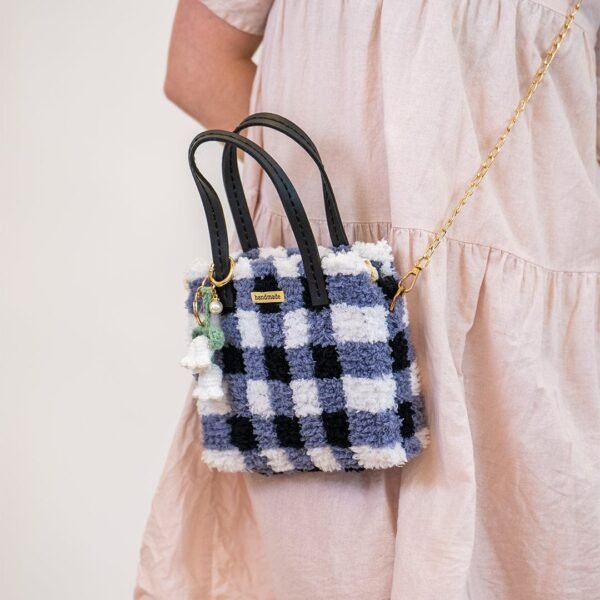 Black Gingham - Woven Tote Bag Kit-Crafts for Girls