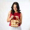 CHOCOLATE GINGHAM - Woven Tote Bag Kit