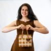CHOCOLATE GINGHAM - Woven Tote Bag Kit