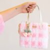 Pink Gingham - Woven Tote Bag Kit