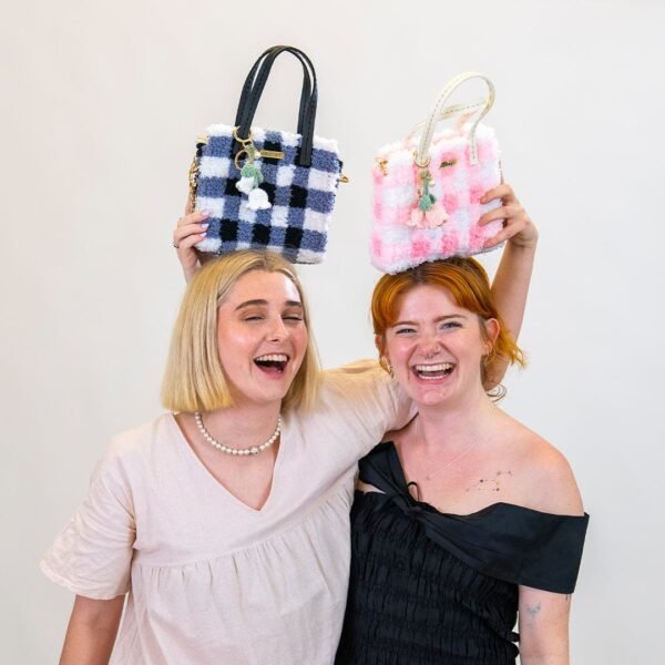 Pink Gingham - Woven Tote Bag Kit