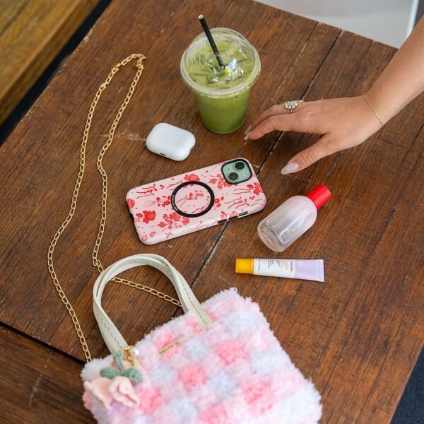 Pink Gingham - Woven Tote Bag Kit