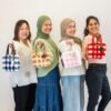 RED GINGHAM - Woven Tote Bag Kit