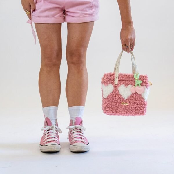 BLUSH HEARTBREAKER - Woven Tote Bag Kit-Kit for Beginners