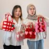 RED HEARTBREAKER - Woven Tote Bag Kit-Kit for Beginners