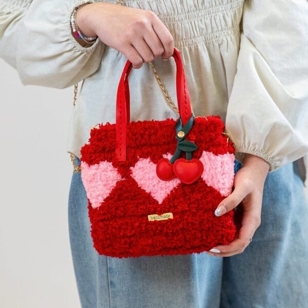 RED HEARTBREAKER - Woven Tote Bag Kit-Kit for Beginners