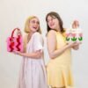 Pastel Tulip - Woven Tote Bag Kit-Handmade Tufting Embroidery Art